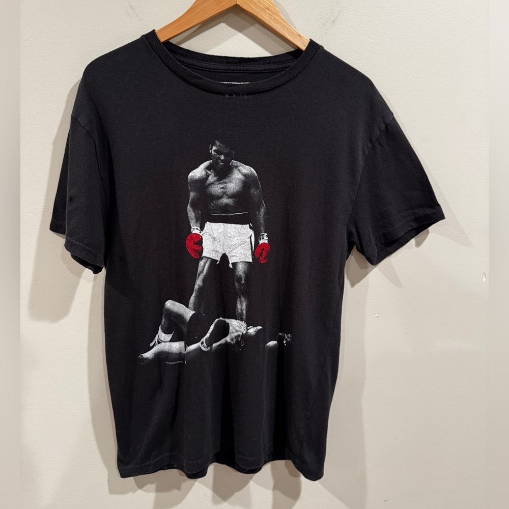 Men's Black‎ Graphic T-Shirt Muhammad Ali Small